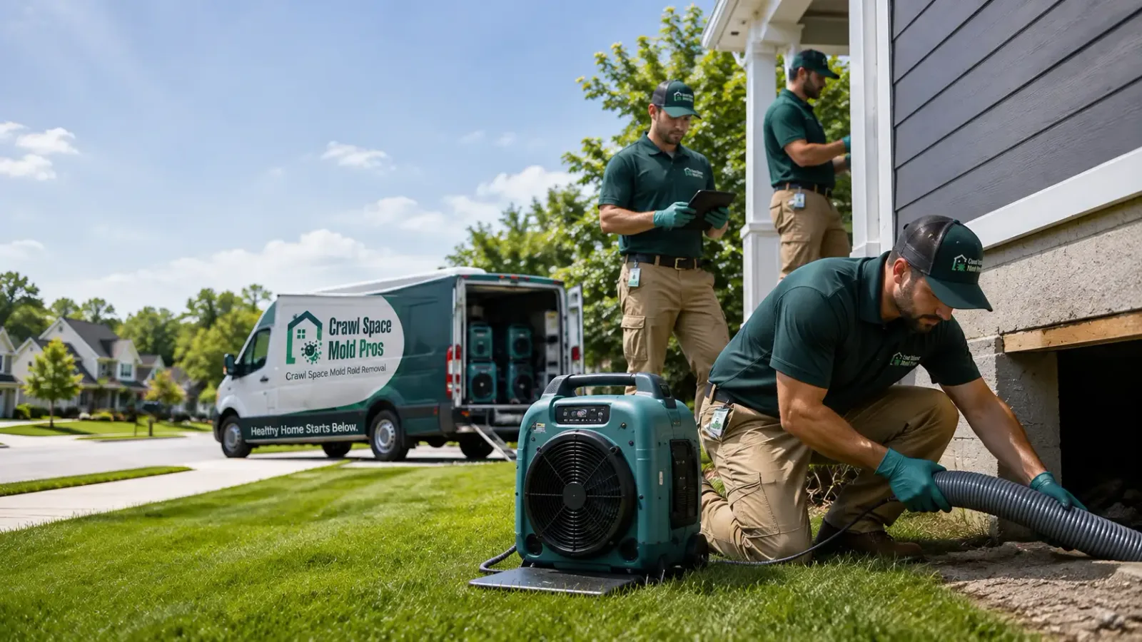 Crawl Space Mold Removal in Manistee, MI